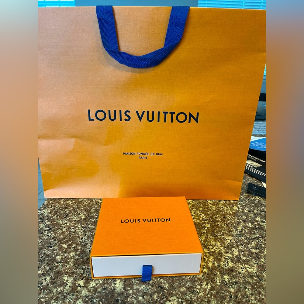 Louis Vuitton box with bag